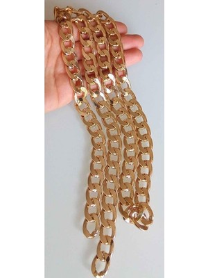 Orhan Çanta Çanta Aksesuar Light Gold Renk Klasik Çanta Zinciri 120 cm