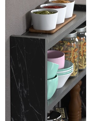 Mutfak Rafı Tezgah Üstü Organizer Bendir