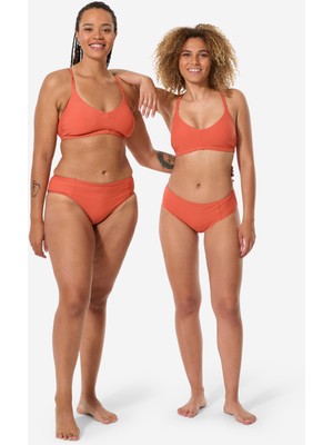 Decathlon Nabaiji Kadın Bikini Altı - Turuncu - Dokulu - Lıla Sımy