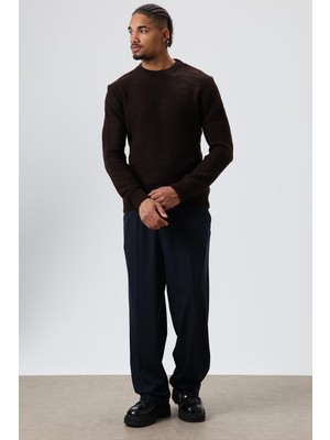 Vamos Baggy Fit Kumaş Pantolon Lacivert