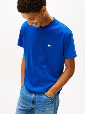 Vans Tjm Reg Badge Tee Ext Erkek Mavi T-Shirt - DM0DM20322
