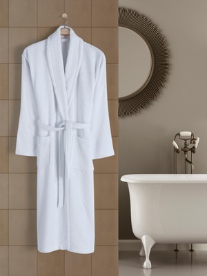 Eymir Home Collection Şalyaka Bukle Yetişkin Bornoz