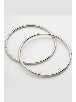 Orhan Çanta Gümüş Renkli 2 Adet 13,5 cm Çanta Sapı