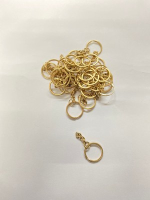 Orhan Çanta Anahtarlık Halkası Gold Renk 100 'li