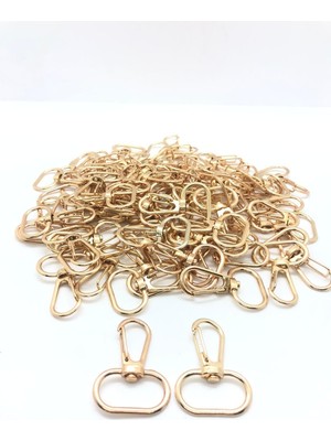 Orhan Çanta 100 Adet 2 cm Telli Kanca Layt Anahtarlık Halkası