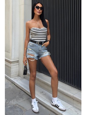 Lijuri Mathilde Straplez Crop Top 3271-01 R3-G-K2