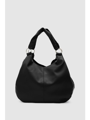 Shule Bags Marlene Salaş Omuz Çantası Siyah