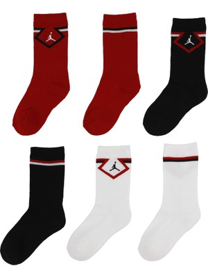 Nike Nıke Jordan Dıamond 3pk Crew 3'lü Çorap BJ0832