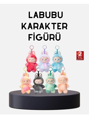 Karahanbey Labubu Koleksiyonluk Peluş Oyuncak – Yumuşak Kumaşlı, Dekoratif Tasarım, Hediyelik