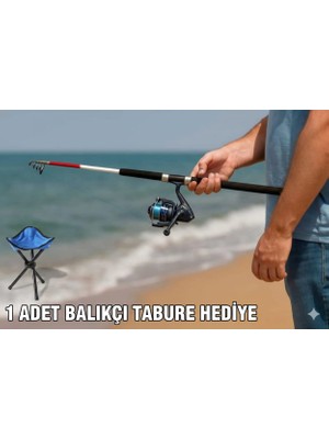 Calypso  6000 Hobi Kıyı Olta Seti - 300 cm (Kamış-Makine)