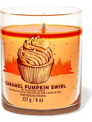 Bath & Body Works Caramel Pumpkin Swirl Orta Boy Mum