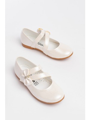 Kız Çocuk Cırtlı Kaydırmaz Taban Babet