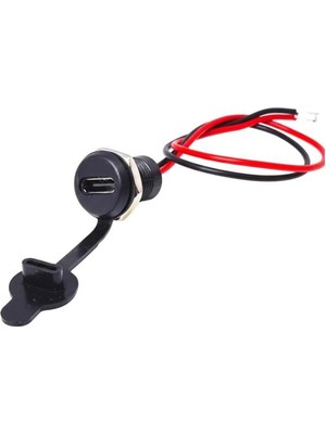 Maral Group IC-266T-1 Pano Tipi Type-C Şase Dişi 2p Şarj Bağlantı Modülü