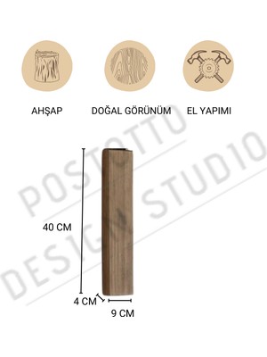 PostOtto Design Studio Duvara Monte Vazo 40X9X4