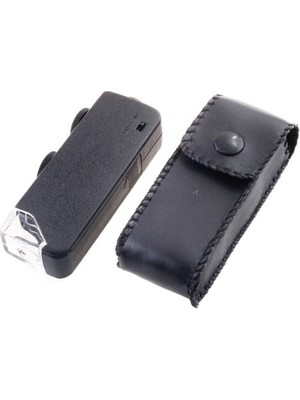 LTG Nova Mini 60X 100X Zoom Lens Odak Takı LED Cep Mikroskop Büyüteç