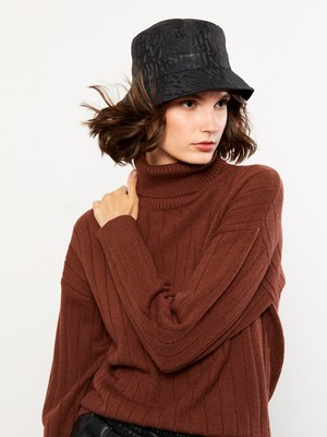 Lc Waikiki Yeni Sezon Yazı Nakışlı Kadın Bucket Şapka