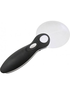 Judge Kontrolü Için 10X 20X 2 LED Işıklı El Büyüteç