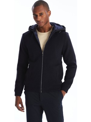 Lc Waikiki Yeni Sezon Standart Kalıp Kapüşonlu Erkek Triko Hırka