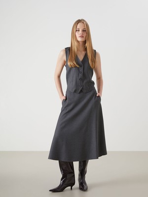 Lc Waikiki Yeni Sezon Beli Lastikli Kadın Etek