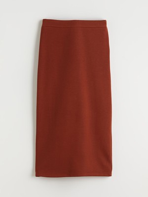 Lc Waikiki Yeni Sezon Beli Lastikli Yırtmaçlı Etek