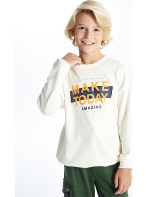 Lc Waikiki Yeni Sezon Bisiklet Yaka Erkek Çocuk Tişört