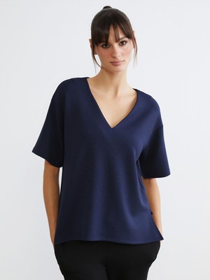 Lc Waikiki Yeni Sezon V Yaka Kadın Tişört