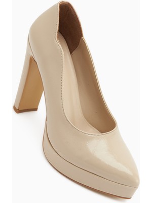 Limoya Ragni Siyah Platform Topuklu Kadın Ayakkabı