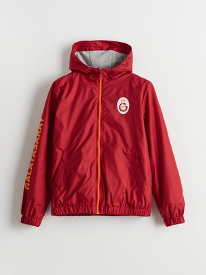 Lc Waikiki Yeni Sezon Kapüşonlu Galatasaray Baskılı Erkek Çocuk Yağmurluk