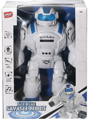 Eco Lounge 27115 Kumandalı Disk Atan Süper Robot