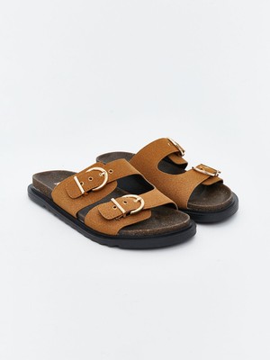 Lc Waikiki Yeni Sezon Süet Görünümlü Kadın Terlik