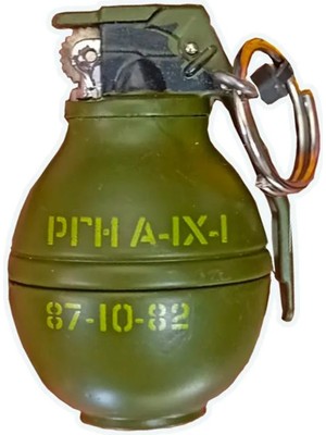 Hunter Metal El Bombası Şeklinde Gazlı Çakmak