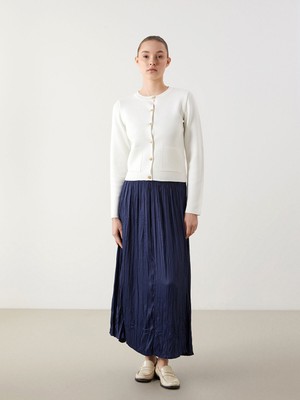 Lc Waikiki Yeni Sezon Bisiklet Yaka Kadın Triko Hırka