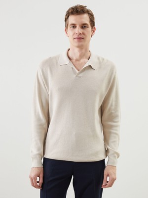 Lc Waikiki Yeni Sezon Polo Yaka Uzun Kollu Erkek Triko Kazak