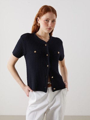 Lc Waikiki Yeni Sezon V Yaka Kadın Triko Hırka