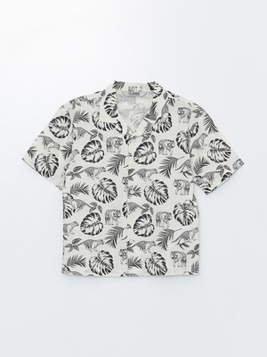Lc Waikiki Yeni Sezon Rahat Kalıp Desenli Erkek Çocuk Gömlek