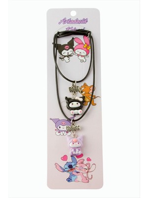 Marsilyan Çzgflm Karakteri Arkadaşlık Kolyeleri (Çift Kolye)