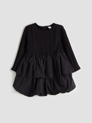 Lc Waikiki Yeni Sezon Katkat Kız Çocuk Balon Elbise