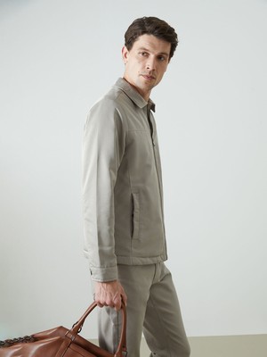 Lc Waikiki Yeni Sezon Standart Kalıp Gömlek Yaka Erkek Mont