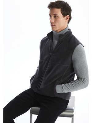 Lc Waikiki Yeni Sezon Rahat Kalıp Dik Yaka Polar Erkek Yelek