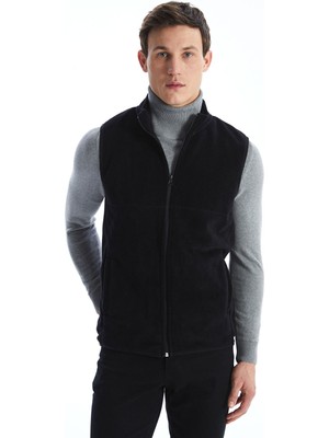 Lc Waikiki Yeni Sezon Rahat Kalıp Dik Yaka Polar Erkek Yelek