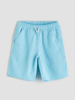 Lc Waikiki Yeni Sezon Beli Lastikli Müslin Erkek Çocuk Şort