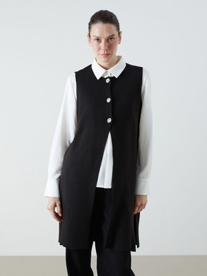 Lc Waikiki Yeni Sezon Bisiklet Yaka Kadın Triko Yelek