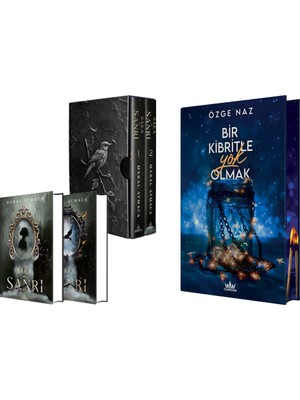 Ephesus Yayınları Saka ve Sanrı Ikili Kutu Ciltli ve Bir Kibritle Yok Olmak 1 Yan Boyalı Ciltli