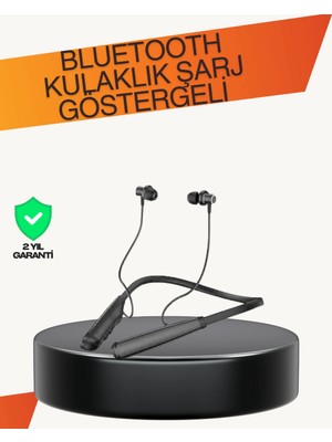 İntora Y12 Bluetooth Kablosuz Kulaklık – LCD Pil Ekranı, Kompozit Diyafram, Dokunmatik Panel