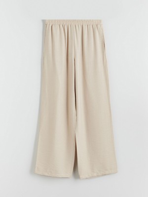 Lc Waikiki Yeni Sezon Beli Lastikli Geniş Paça Kadın Pantolon