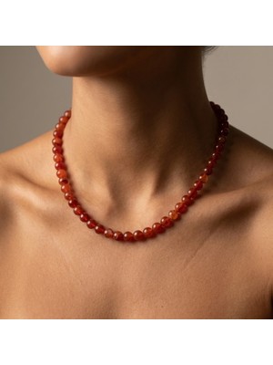 THEIA GemWorks Libe — Kızıl Akik Kolye