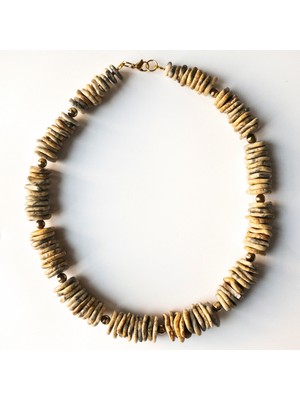 THEIA GemWorks Evo — Magnesit Turkuaz & Hematit Kadın Kolye