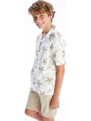 Lc Waikiki Yeni Sezon Desenli Erkek Çocuk Gömlek