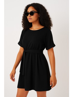 Alpaco Yazlık Elbise Mini Boy - Kısa Kollu - Rahat