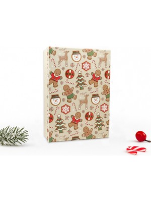 Repro Design 15×21×6 cm Premium Yılbaşı Hediye Kutusu – Özel Tasarım Kalın Karton Model 1 No:4